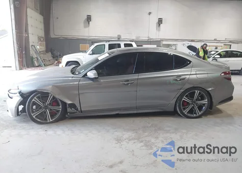 2024 Genesis G70 3.3T Awd Sport Advanced из США, поврежденный, VIN KMTG54SE9RU140488